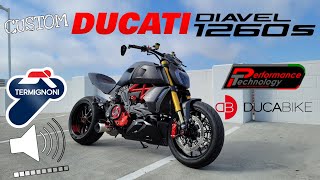 Termignoni Exhaust 🔊 Best Ducati Diavel 1260 yet [upl. by Eignav604]