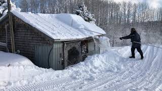 Déneigement SnowPeeler modifié [upl. by Marylynne]