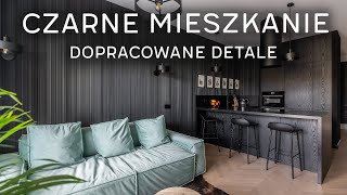 42m² mieszkanie z czarną kuchnią  HOME TOUR  koszty wykończenia [upl. by Launame325]