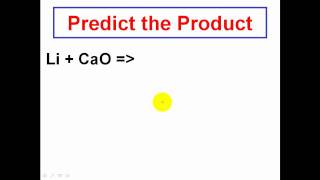 Solving Chemical Reactions  Predicting the Products  CLEAR amp SIMPLE CHEMISTRY [upl. by Caputo]