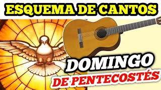 Esquema de Cantos para la Misa del Domingo de Pentecostés  19 de Mayo 2024 [upl. by Lasser765]