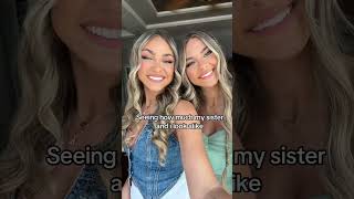 we can unlock each others phones with face ID🤭 sister family sibling twins sisters satisfying [upl. by Martell]