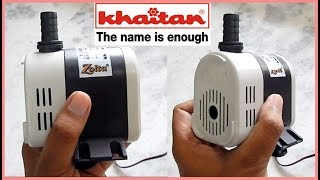 Khaitan ZOLTA 60 Water Cooler  Fountain amp Aquarium PUMP✔ [upl. by Ralat]