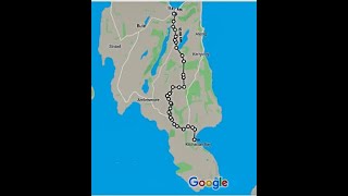 Kilchattan Bay to Rothesay via Kingarth and Loch Ascog Isle of Bute 30th May 2020 [upl. by Nnahgem]