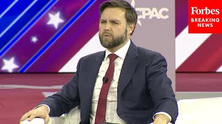 JD Vance Mocks Democrats For Being Obsessed With Russia At CPAC [upl. by Gregrory]