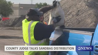 Nueces County judge talks sandbag distribution [upl. by Olenta]