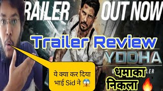 Yodha Trailer Review  Yodha Trailer Reaction  Sidharth Malhotra  Disha Patani  Raashi Khanna [upl. by Adnohsat]