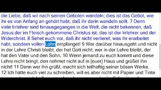 Der zweite Brief des Johannes 1 [upl. by Roche]