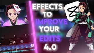 5 EFFECTS TO IMPROVE YOUR EDITS 40  CapCut [upl. by Claudio976]