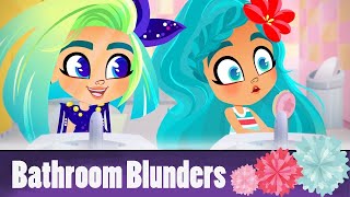 Hairdorables Cartoon Episode 3 💋 Bathroom Blunders 🎤 Cartoon for kids [upl. by Attenal]