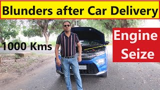 5 PRECAUTIONS AFTER BUYING NEW CAR 1st 1000 Kms after Delivery [upl. by Hali258]