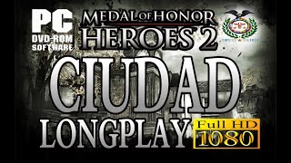 Medal of Honor Heroes 2 ⭐⭐⭐ Ciudad Longplay Español PSP PPSSPP v154 full HD 1080p [upl. by Dich]