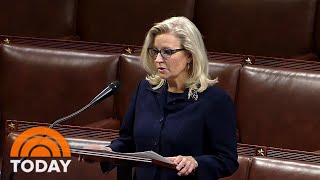 Liz Cheney Delivers Defiant Speech On House Floor [upl. by Lasley]