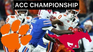 17 Clemson tigers vs 8 SMU mustangs crazy ACC championship game [upl. by Niehaus]