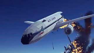 Airplane Crash Movie  Emergency Lending Airplane ✈️🛫  New Game Play 💥 [upl. by Sochor]