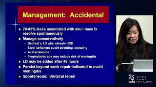 CSF Rhinorrhea Diagnosis and Management in 2019  Jivianne T Lee MD [upl. by Laenaj526]