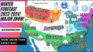 Winter Forecast 20232024 Many Major Snowstorms Expected [upl. by Truk572]