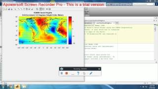 MATLAB VISUALIZING GEOID HEIGHT FOR EARTH GEOPOTENTIAL [upl. by Retsam]