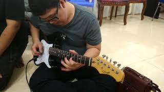 Review guitar stagg S300 amp Bristle Pedal overdrive [upl. by Abihsat530]