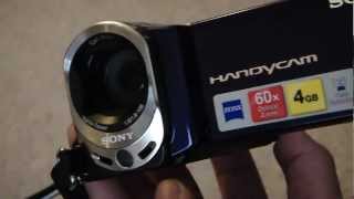 Sony handycam DCRSX44 unboxing [upl. by Kesia]