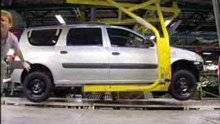 Production of Dacia Logan MCV [upl. by Novonod]