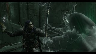 Talion is afraid of helm hammerhand 1200 level online conquest shadow of war [upl. by Ulyram722]