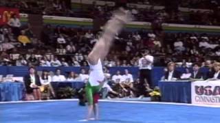 Adrienne Nyeste  Floor Exercise  1995 McDonalds American Cup [upl. by Iteerp461]