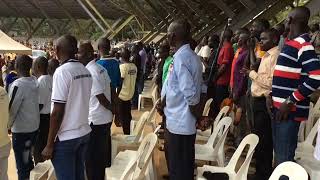 Uganda Martyrs’ Celebrations 2024 Nebbi diocese pilgrims welcoming mass at Namugongo [upl. by Acinoreb374]