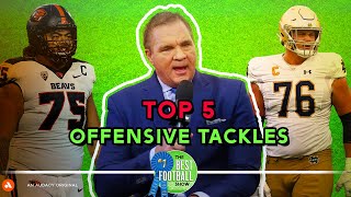 Brian Baldingers OT Prospect Rankings  The Best Football Show [upl. by Noiramaj]