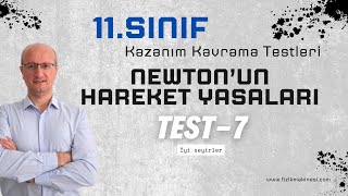 Newtonun Hareket Yasaları3  11Sınıf Kazanım Kavrama Testi7  2025  AYT [upl. by Eekaz]