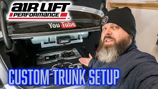 Airlift Performance 3H Install Part 4  Custom Trunk Setup DIY [upl. by Attenehs]