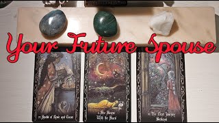 🌹🔮Tarot PickACard WHO IS YOUR FUTURE SPOUSEPERSONALITY CAREER FINANCES HOW YOU METLOOKS🌹🔮 [upl. by Nikolos]