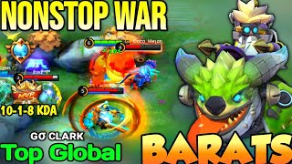 BARATS BEST BUILD IN 2022  TOP GLOBAL BARATS ɢσ ᴄʟᴀʀᴋ  MOBILE LEGENDS [upl. by Jarrod]