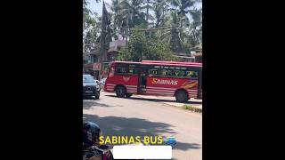 SABINAS BUS 🚎 kannur mattannur iritty shortshortsshorts short shortvideo trending trend [upl. by Inanuah]