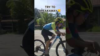 TRY TO BREAKAWAY TO THE PELOTON SHORTS MTB RIDESCLIMBSUBSCRIBE🙏 [upl. by Forcier]