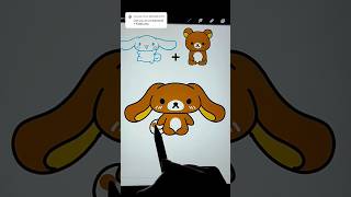 2 DlY How to draw the Rilakkuma cute drawing will done rilakkuma rilakkumadrawing sketchbookcute [upl. by Wilden273]