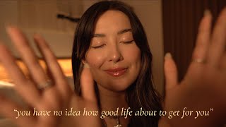 asmr affirmations ✨ for manifesting while you sleep ✨ wreiki hand movements amp soundscape [upl. by Anelram]