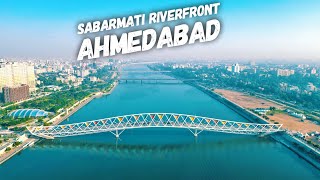 Sabarmati River Front Ahmedabad 4K Drone View 2022 [upl. by Loram]