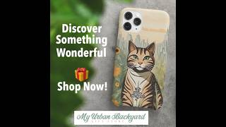 Shop Tech Accessories from MyUrbanBackyardcom 🎁 GiftShop Cat UniqueGifts HolidayShopping [upl. by Attaymik647]