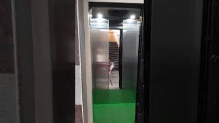 Collapsible Gate Lift with SS Cabin MS Door frameslift houselift homelift homeelevatorelevator [upl. by Eneli]