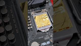 using gold as thermal paste  take 2 [upl. by Kcirred73]