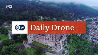 DailyDrone Heidelberg Castle  DW English [upl. by Ythomit921]