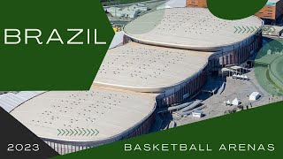 Brazil Top 8 Biggest Basketball Arenas [upl. by Leiru]