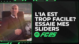 FC 25  Mes sliders sont PARFAITS pour la Carrière Manager FC 25 [upl. by Annasus37]