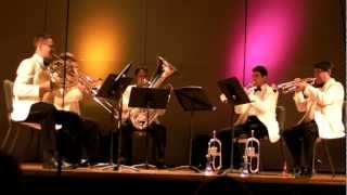 André Lafosse Suite Impromptu IV Mouvement Spectrum Brass Live [upl. by Hgielah]