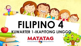 FILIPINO 4 MATATAG Q1 WEEK 7TEKSTONG IMPORMATIBO BAHAGI NG AKLAT [upl. by Durtschi]