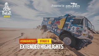 Extended highlights of the day presented by Gaussin  Stage 6  Dakar2022 [upl. by Sumahs]