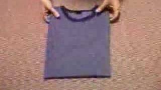 fastest shirt folding method ever [upl. by Erlina]