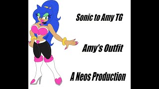 Sonic to Amy TG  Amys Outfit w Voiceover [upl. by Aneehsyt764]