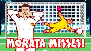 😢SPAIN OUT ON PENALTIES😢 Italy vs Spain Morata Elmo Penalty ShootOut Euro 2020 Goals Highlights [upl. by Iphlgenia]